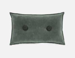 ALENA - coussin en velours 30 cm x 50 cm - Vert