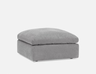 HELIO - pouf contemporain - Gris foncé