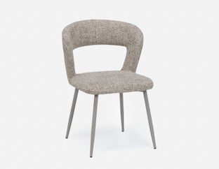 KIRIL - modern contemporary dining chair - Taupe