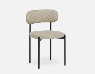 BERN - chaise de salle à manger moderne du milieu du siècle - Greige