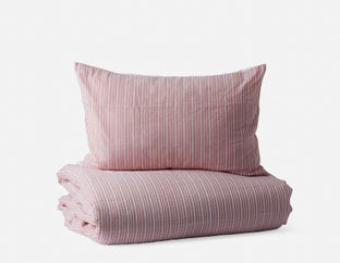 CADE - 3-piece queen duvet cover set - Pink