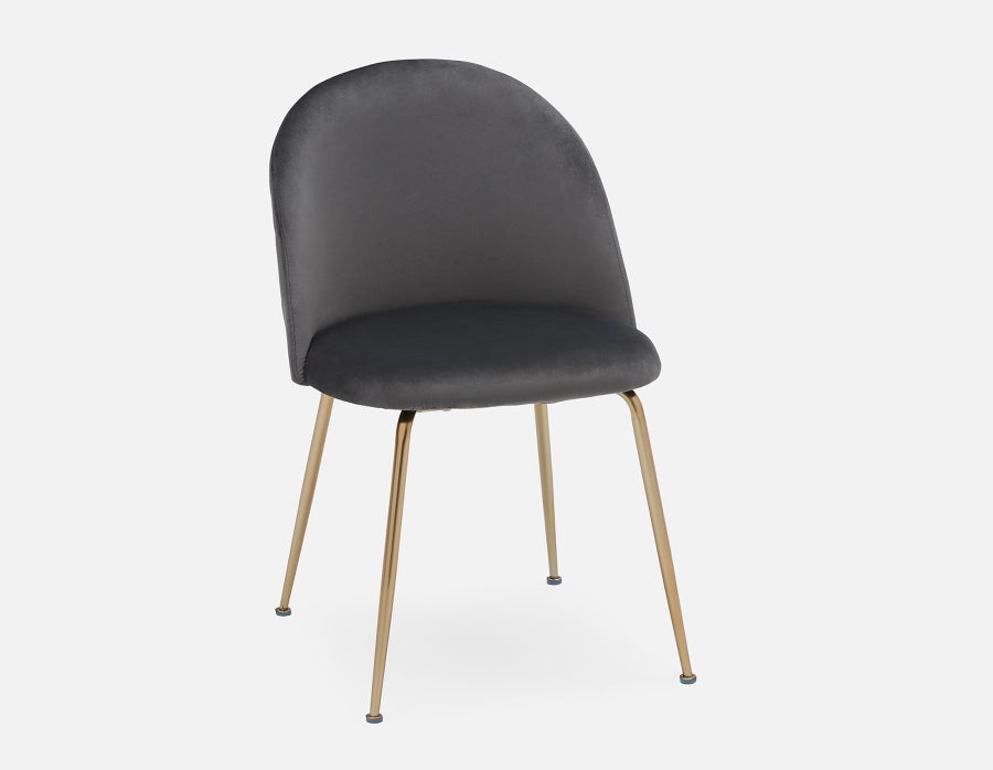 POLLY chaise de salle à manger en velours undefined