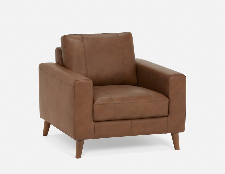 AMARI fauteuil club classique 100% cuir undefined