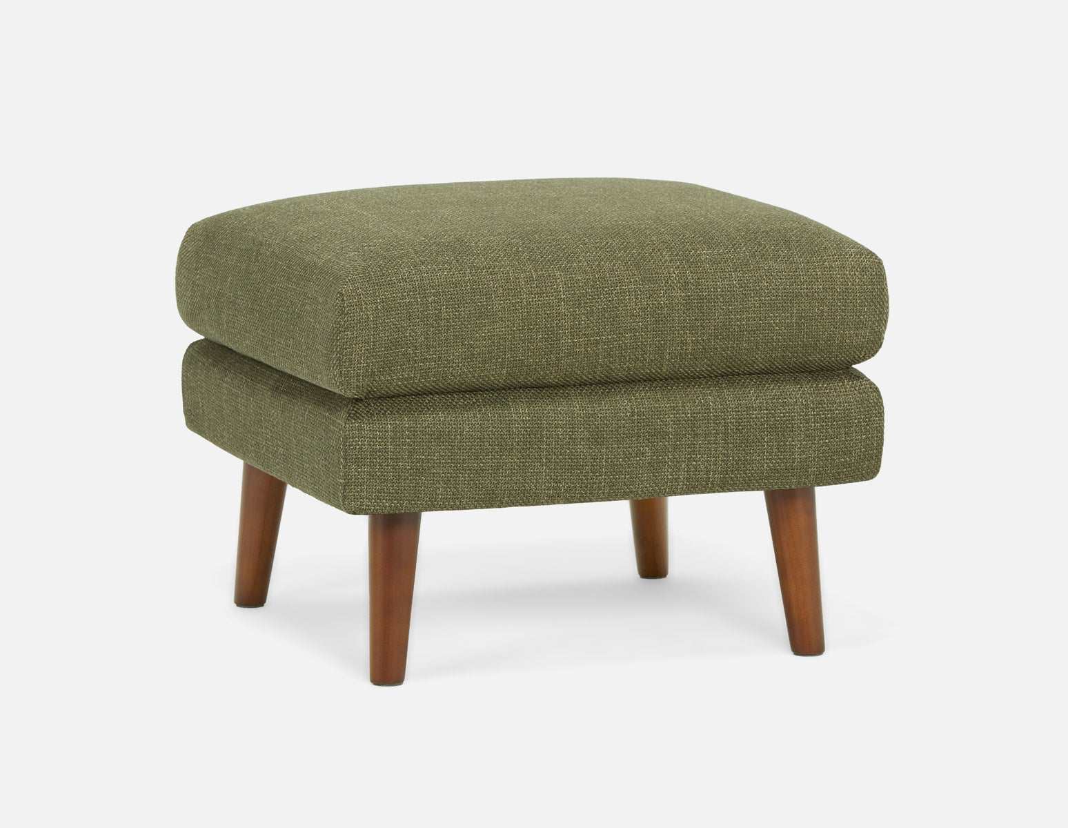 VALOIS - pouf moderne du milieu siècle - Vert forêt tropicale