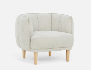 MARBELLA - fauteuil moderne du milieu du siècle - Beige