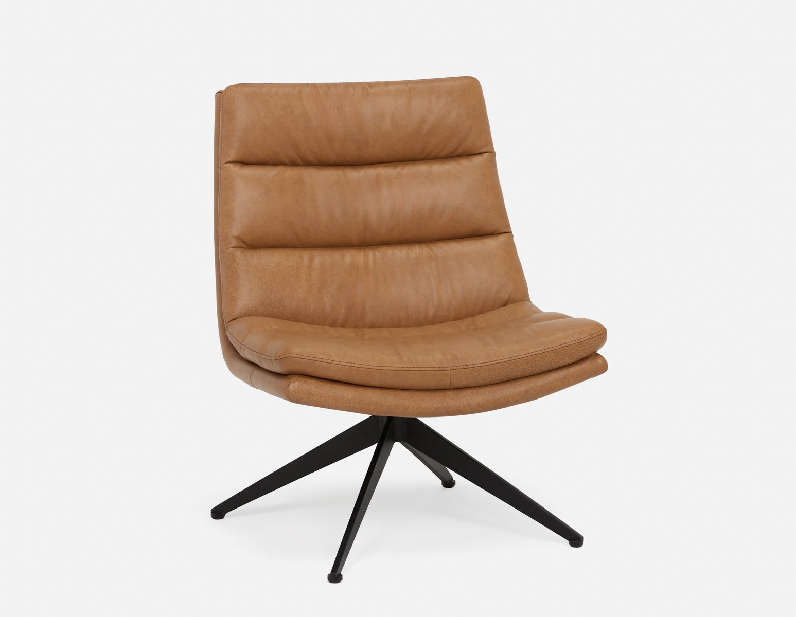 DORADA 100% leather swivel armchair undefined