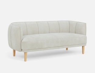 MARBELLA - mid-century modern 3-seater sofa - Beige