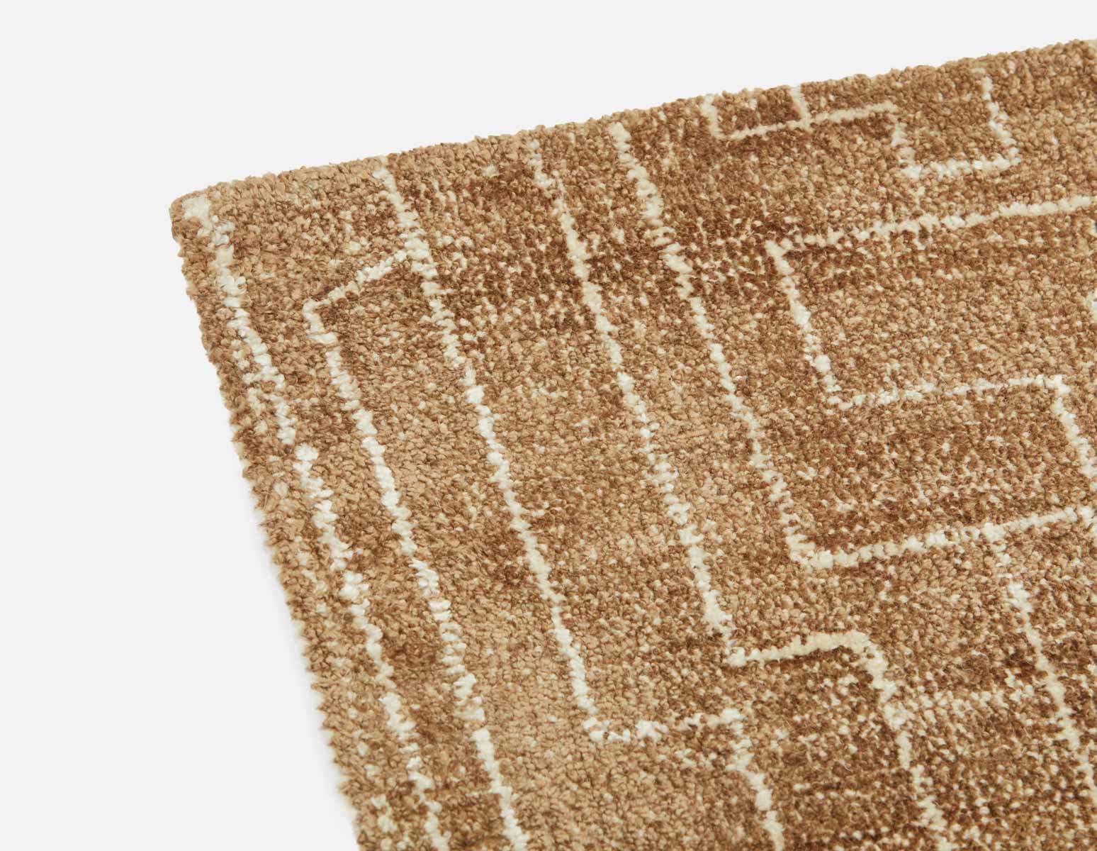 THEIA - hand tufted wool rug 10'x12' - Brown