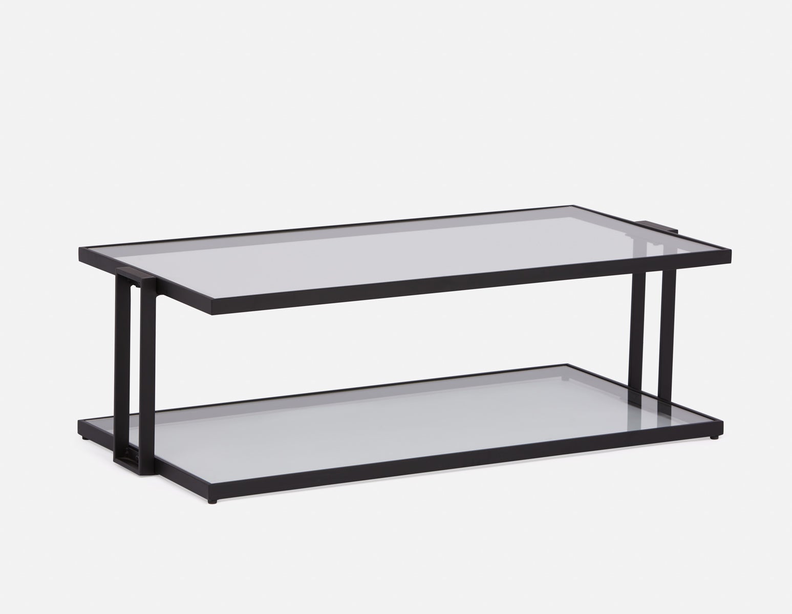 AGLAYA iron coffee table with tempered glass undefined
