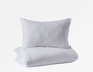 EDDIE - 3-piece king duvet cover set - White