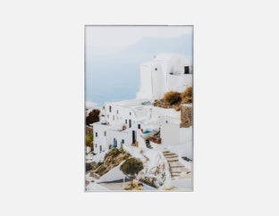 SANTORINI II - framed giclée 80 cm x 120 cm - Multi
