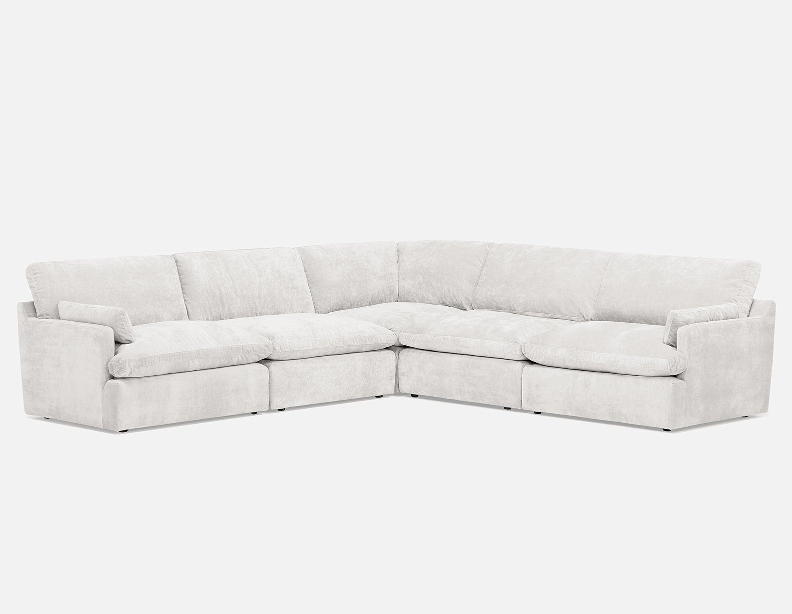 CHABLIS - 5-pc modular interchangeable sofa - Cream