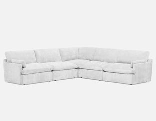 CHABLIS - canapé interchangeable modulaire 5-mcx - Gris clair