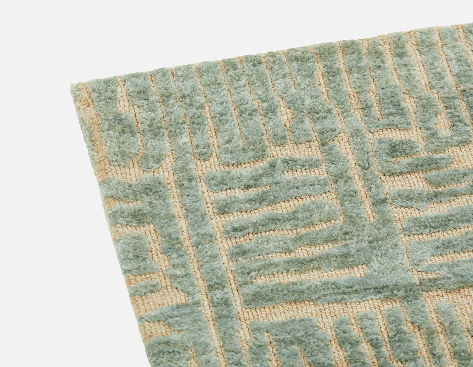 HESTIA - knitted polyester rug 10'x12' - Blue