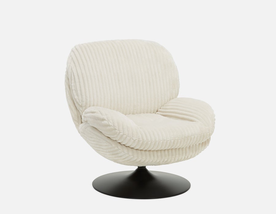 ROUSSEAU chaise d'appoint en velours côtelé undefined