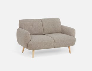 GRANADA - mid-century modern loveseat - Taupe