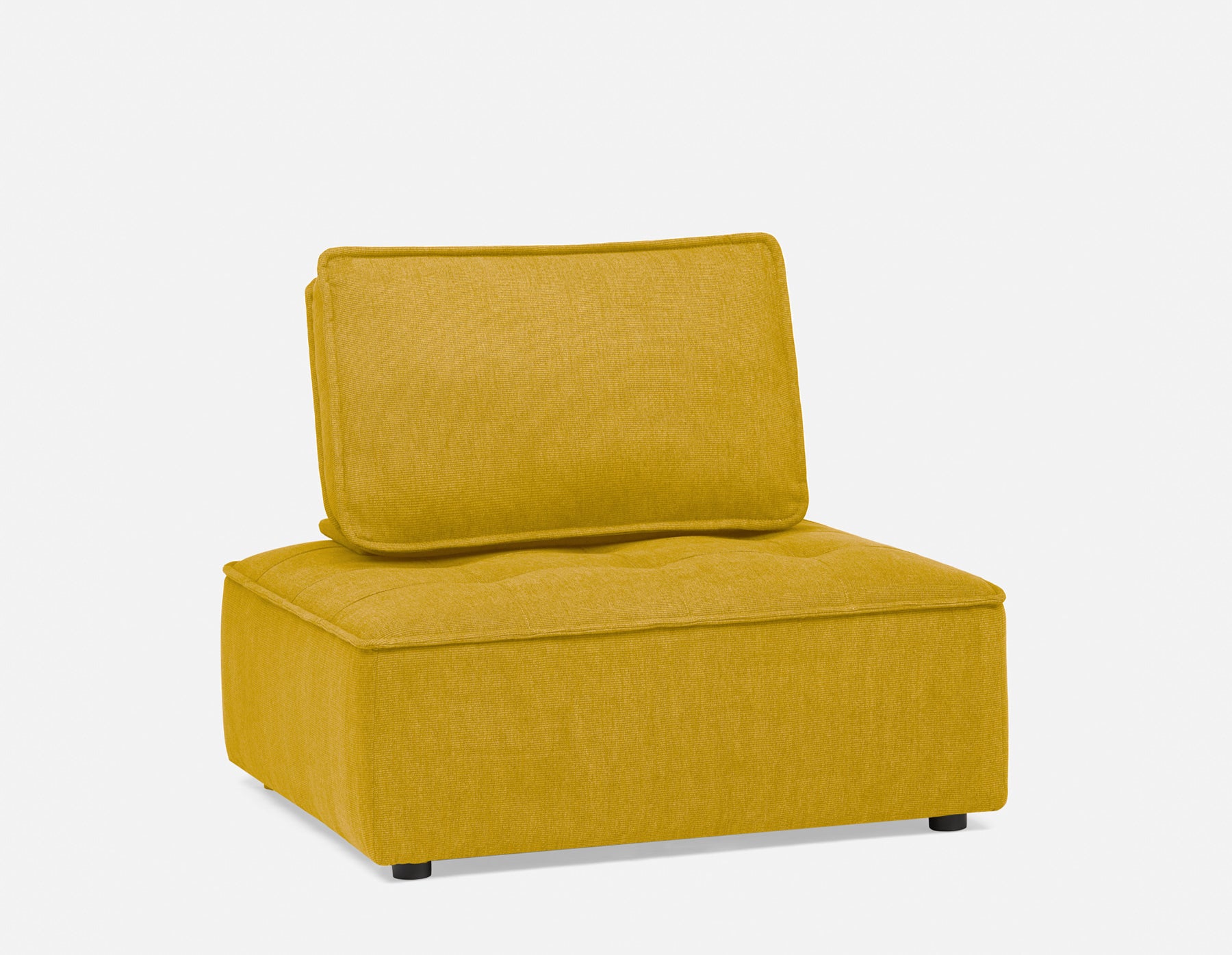 LEON - 1-pc modular interchangeable sofa - Yellow