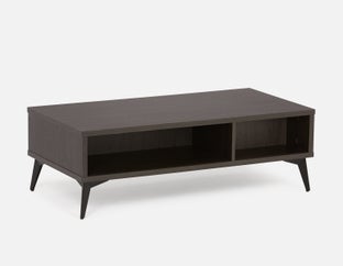 KIERA - table basse moderne du milieu du siècle - Noir