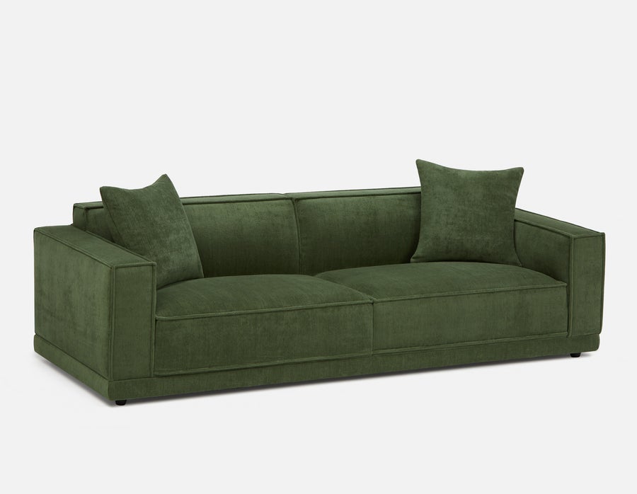 HILLARY modern low back 96" luxury sofa undefined