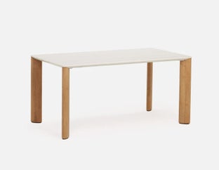 GIULIA - table de salle à manger contemporaine 180 cm - Blanc