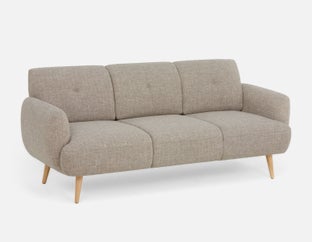 GRANADA - mid-century modern 3-seater sofa - Taupe