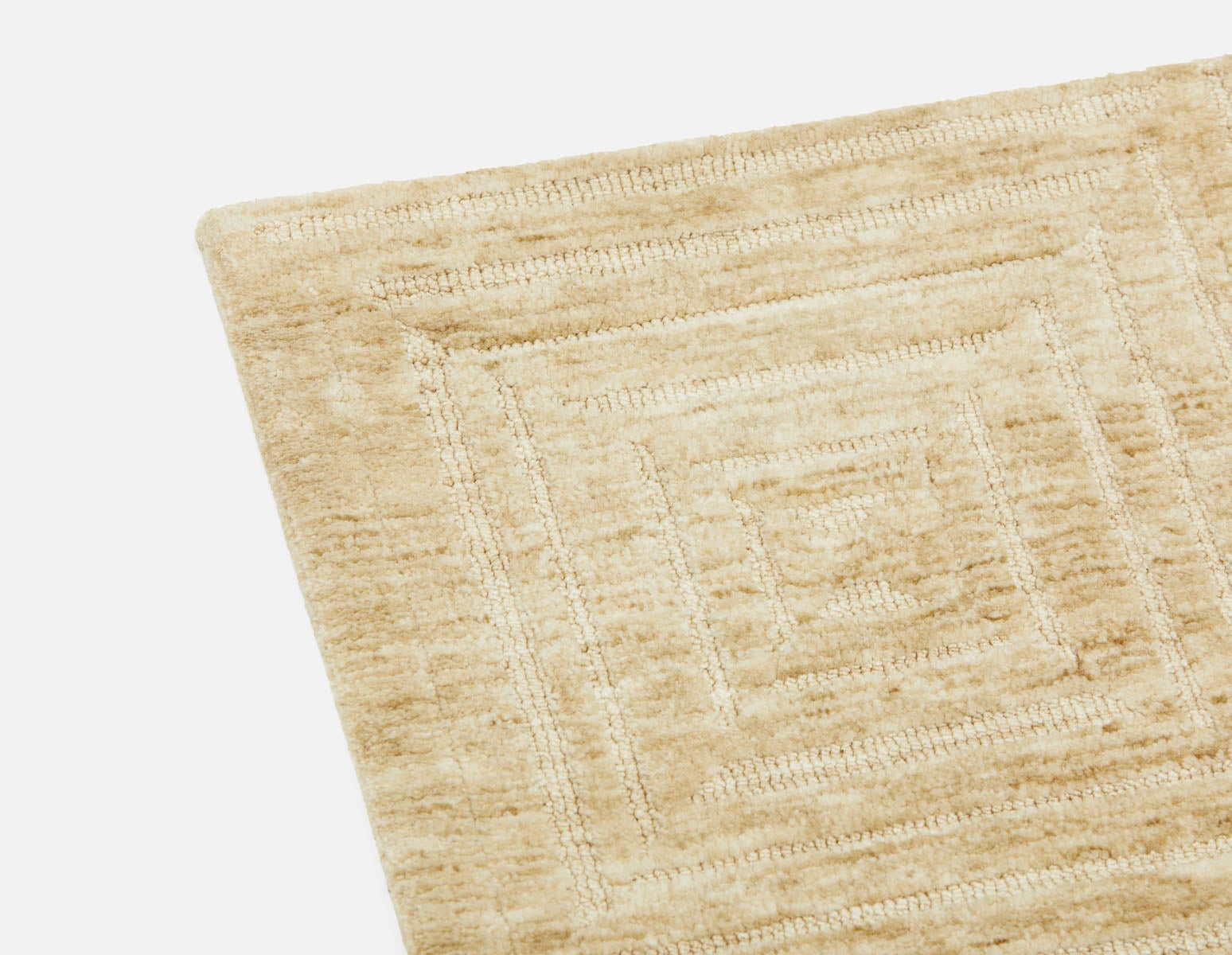 ASTERIA - knitted polyester rug 6'x9' - Beige