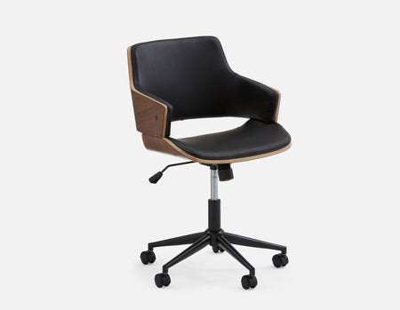 GALT - chaise de bureau - Noir