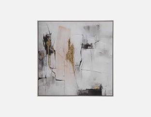 MILTON - framed wall art 80 cm x 80 cm - Multi