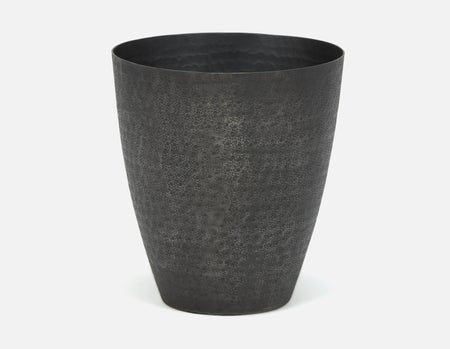 PATAN - bin en aluminium 33cm - Noir