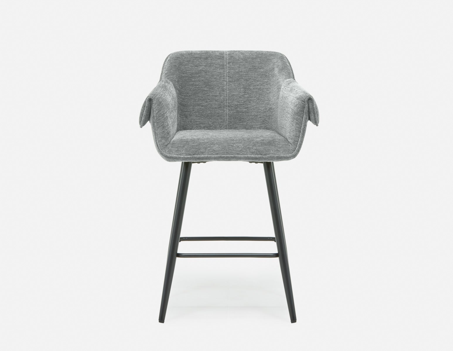 RALPH mid-century upholstered counter stool 66cm undefined