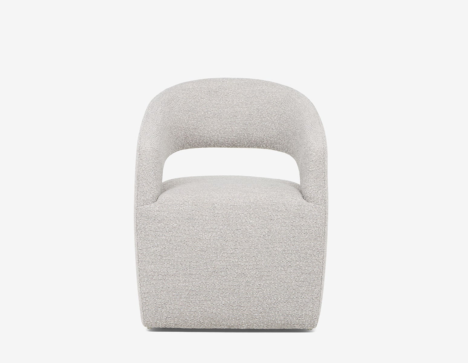TIVOLI modern contemporary dining chair on casters undefined