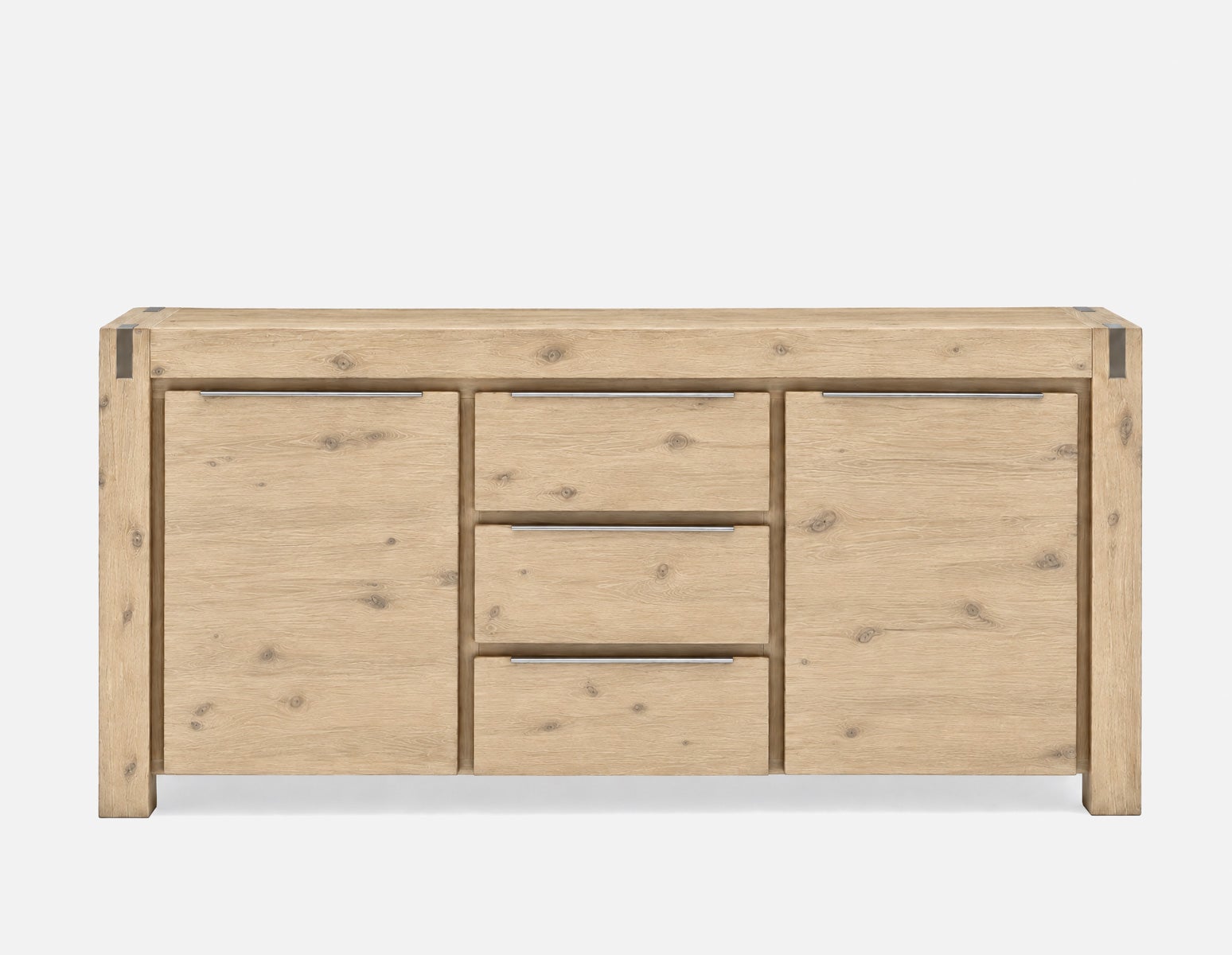 BREMEN buffet à 2 portes en bois d'acacia campagnard moderne undefined
