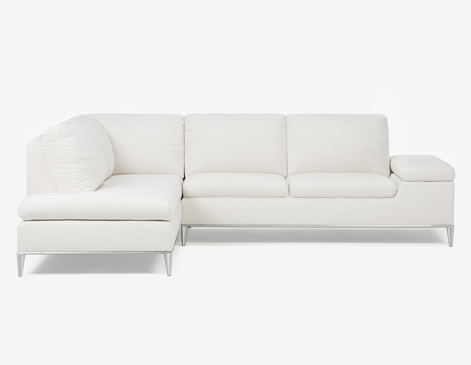 ANDREW left-facing sectional sofa in performance fabric undefined