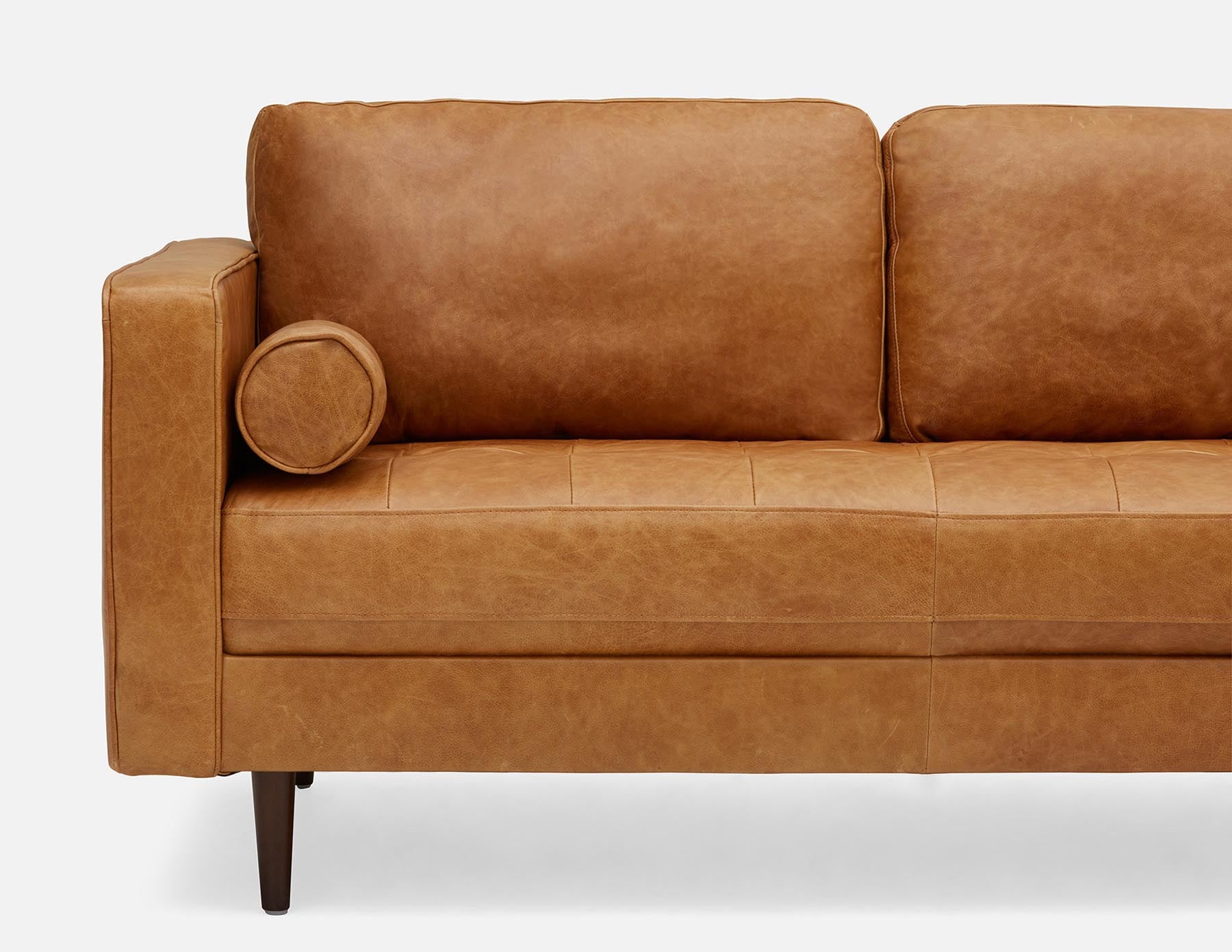 KINSEY canapé d'angle 100 % cuir, côté droit moderne du milieu du siècle undefined