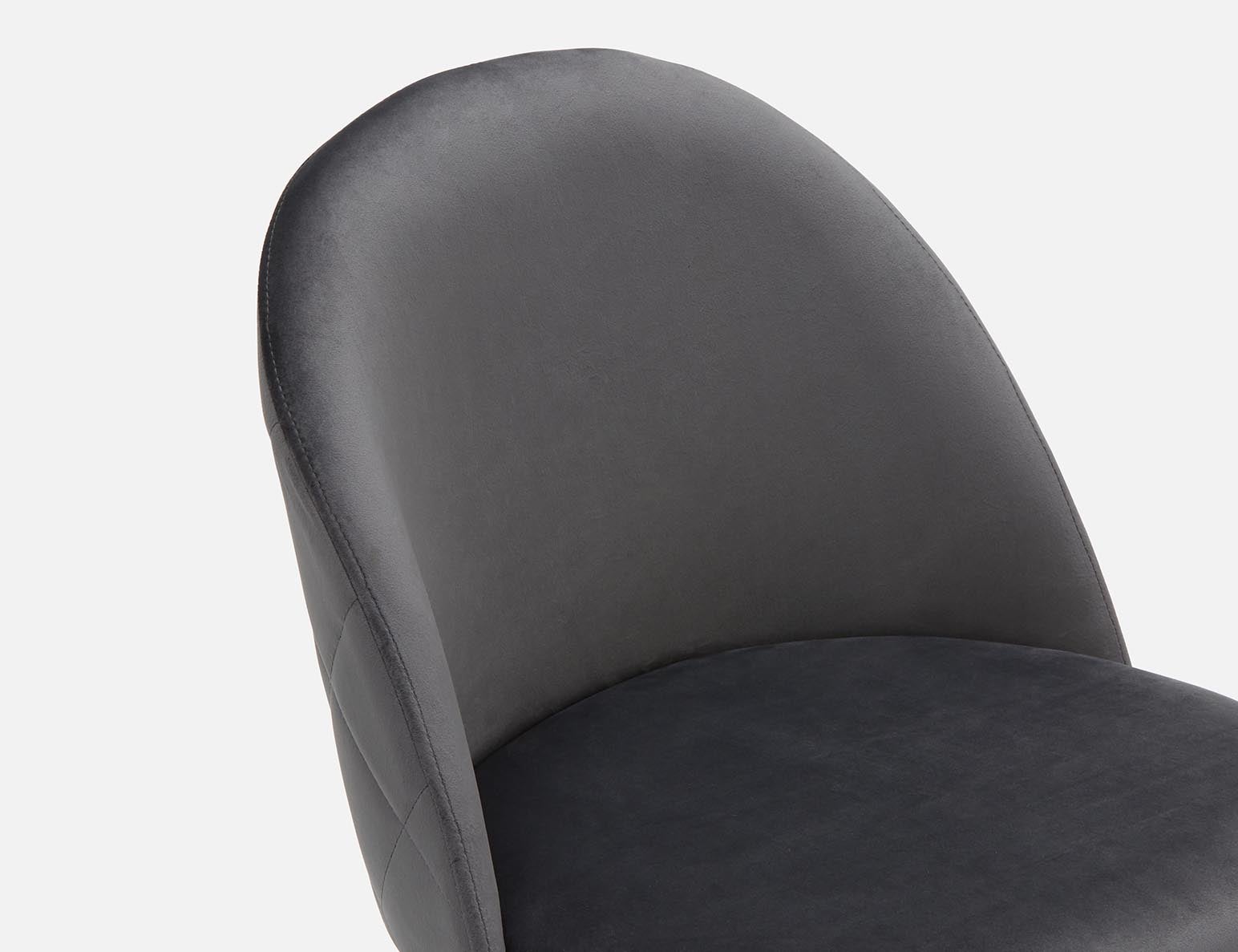 POLLY chaise de salle à manger en velours undefined