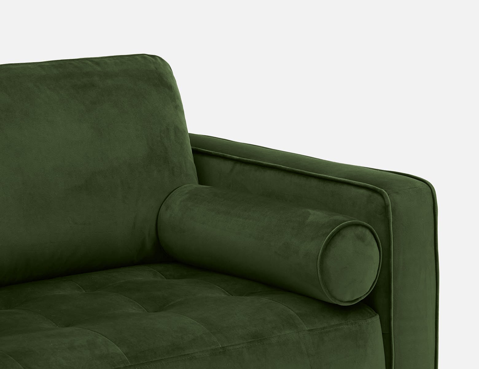 KINSEY velvet 3-seater sofa undefined