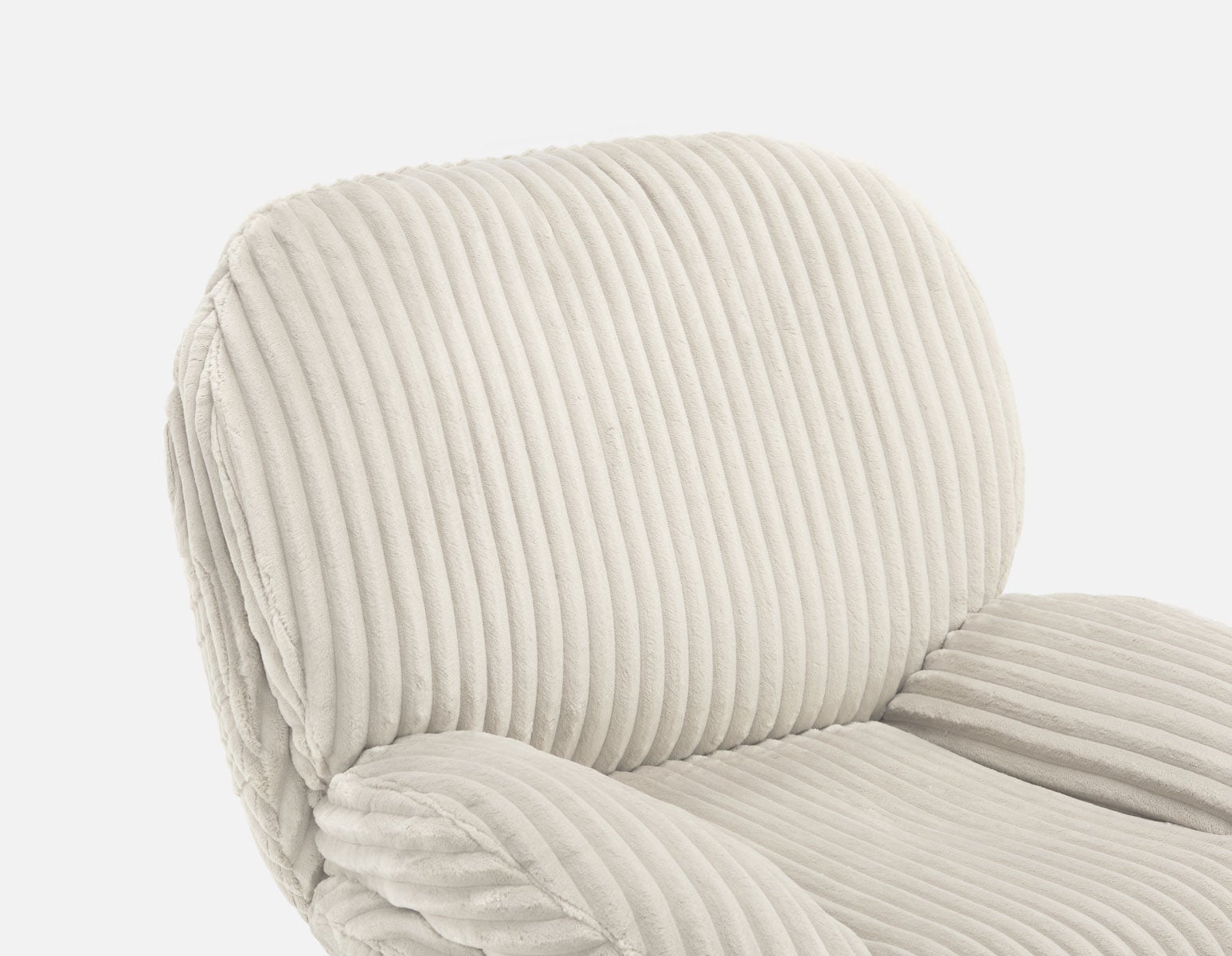 ROUSSEAU chaise d'appoint en velours côtelé undefined