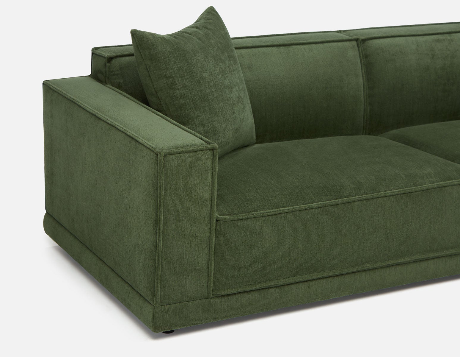 HILLARY modern low back 96" luxury sofa undefined