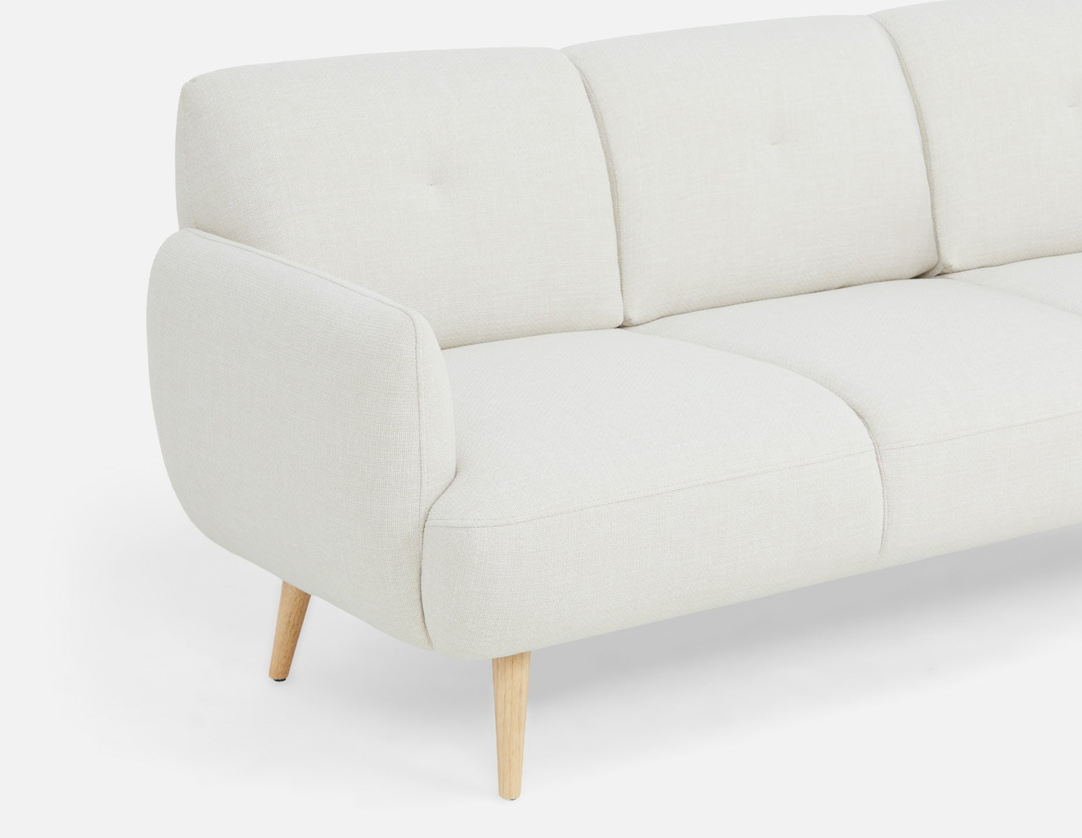GRANADA mid-century modern 3-seater sofa undefined
