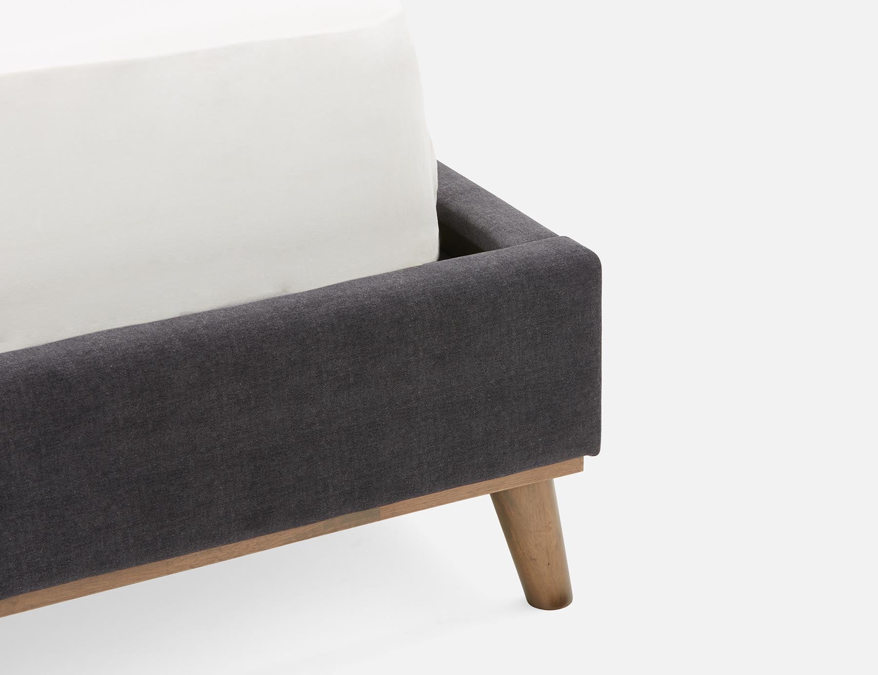 CARME mid-century modern tufted upholstered king size bed undefined
