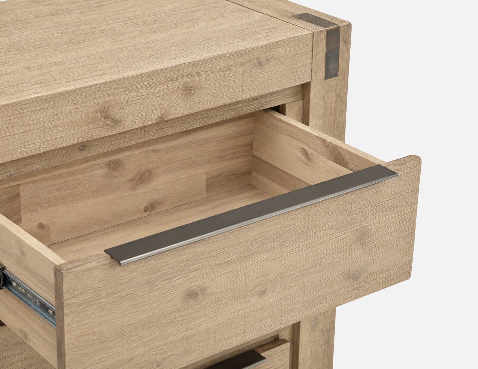 BREMEN commode à 6 tiroirs en bois d'acacia campagnard moderne undefined