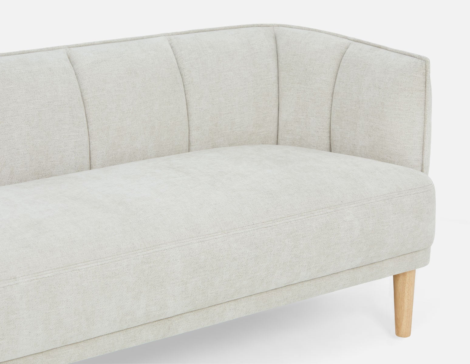 MARBELLA mid-century modern 3-seater sofa undefined