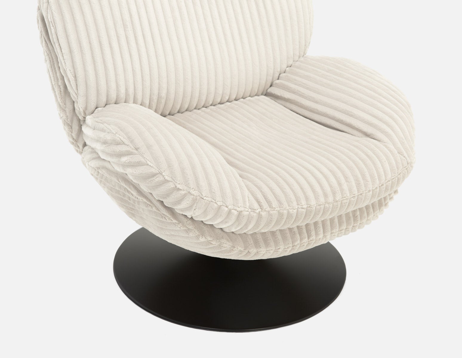 ROUSSEAU chaise d'appoint en velours côtelé undefined