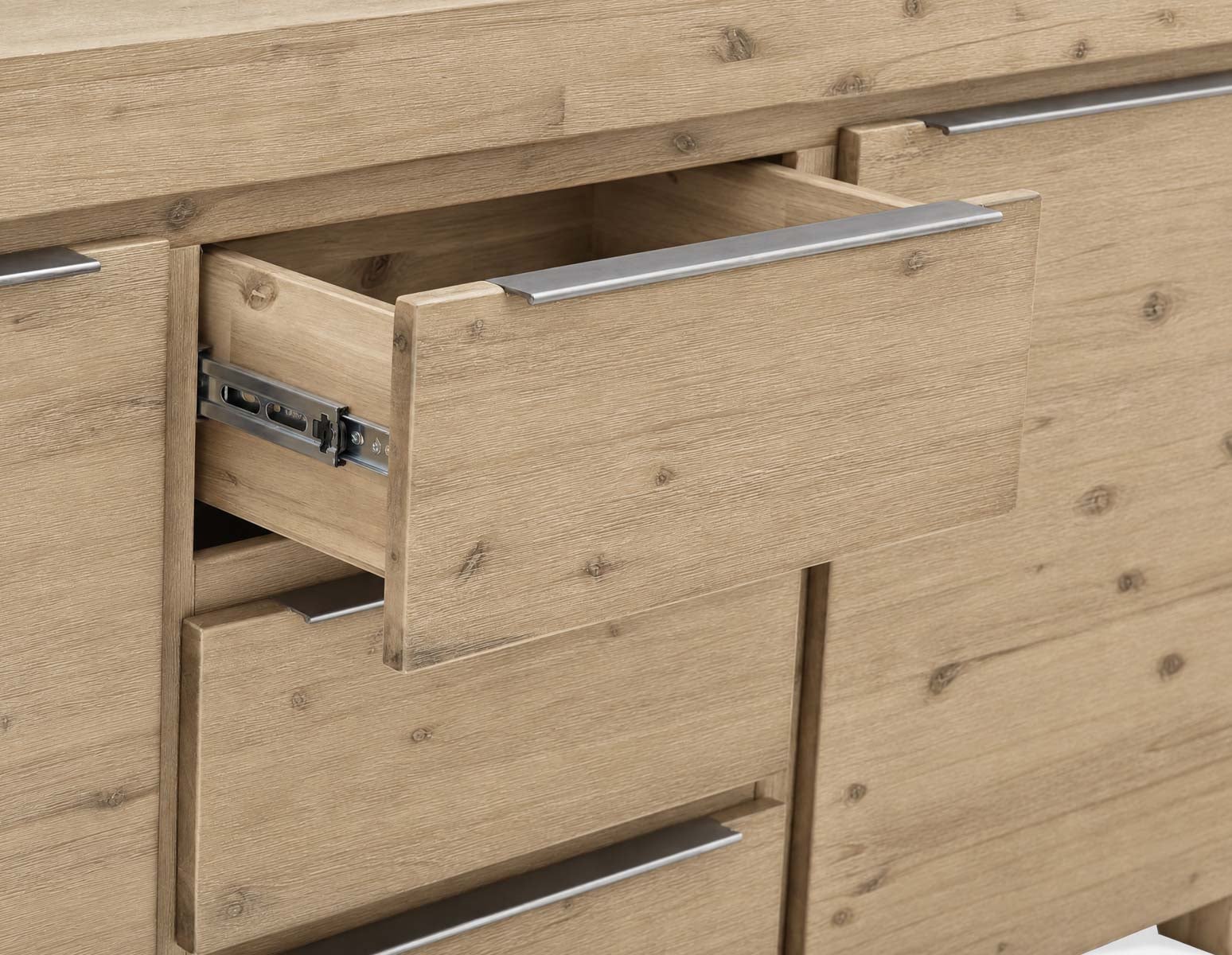 BREMEN buffet à 2 portes en bois d'acacia campagnard moderne undefined