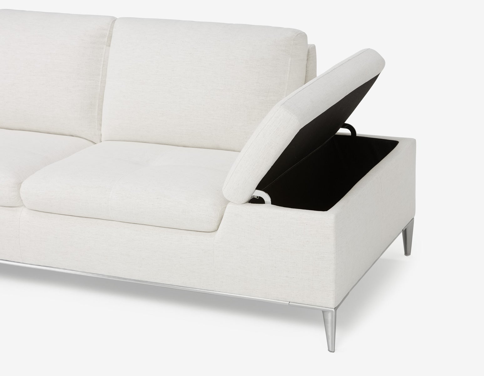 ANDREW left-facing sectional sofa in performance fabric undefined