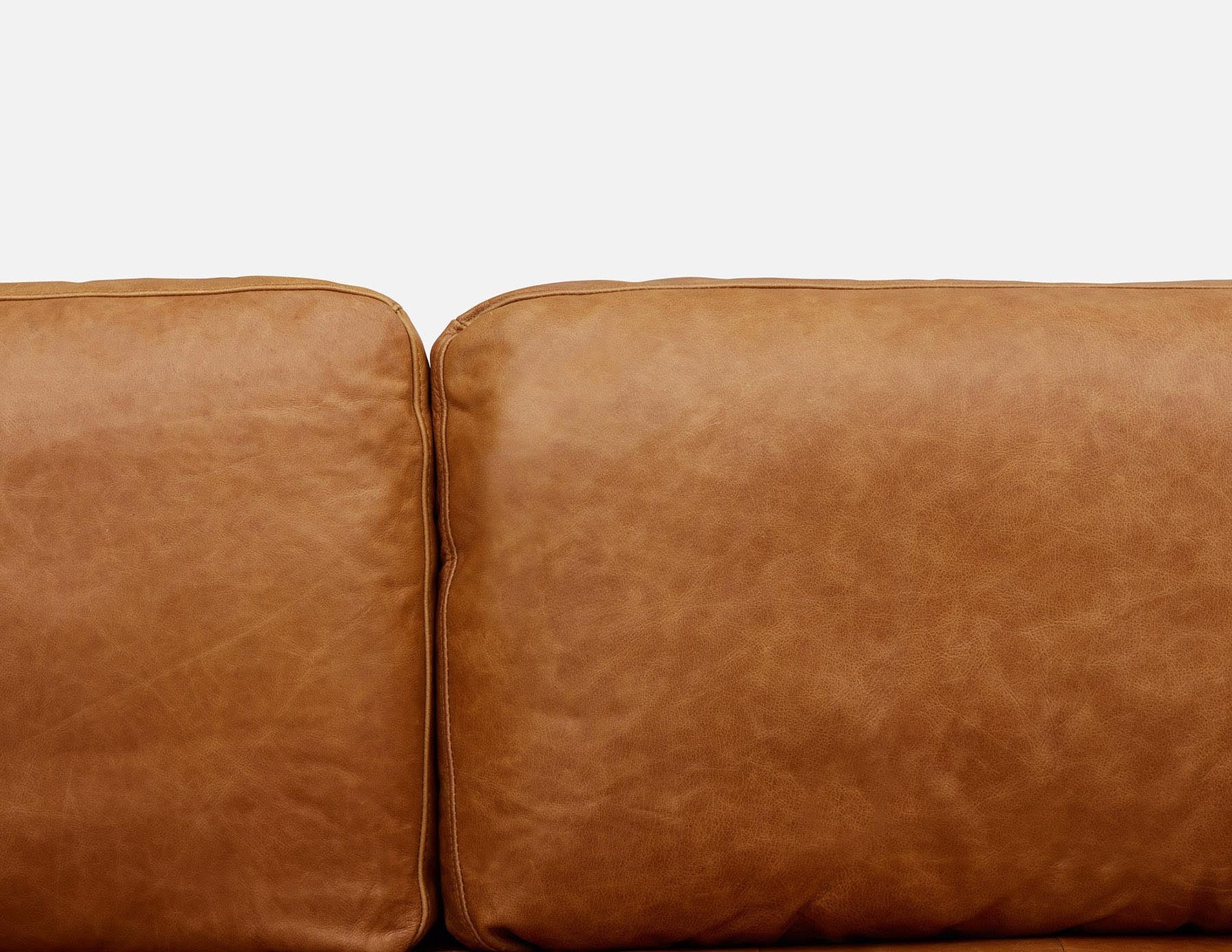 KINSEY canapé d'angle 100 % cuir, côté droit moderne du milieu du siècle undefined