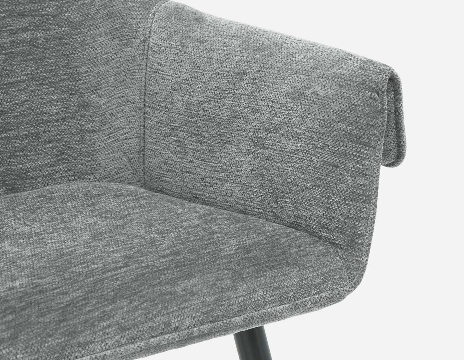 RALPH mid-century upholstered counter stool 66cm undefined