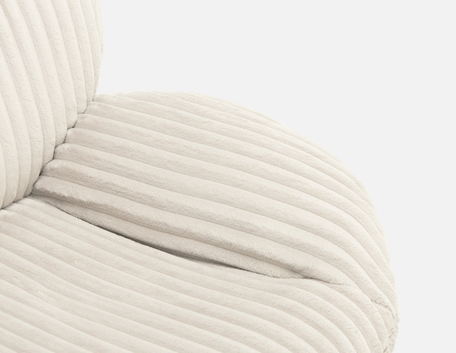 ROUSSEAU chaise d'appoint en velours côtelé undefined