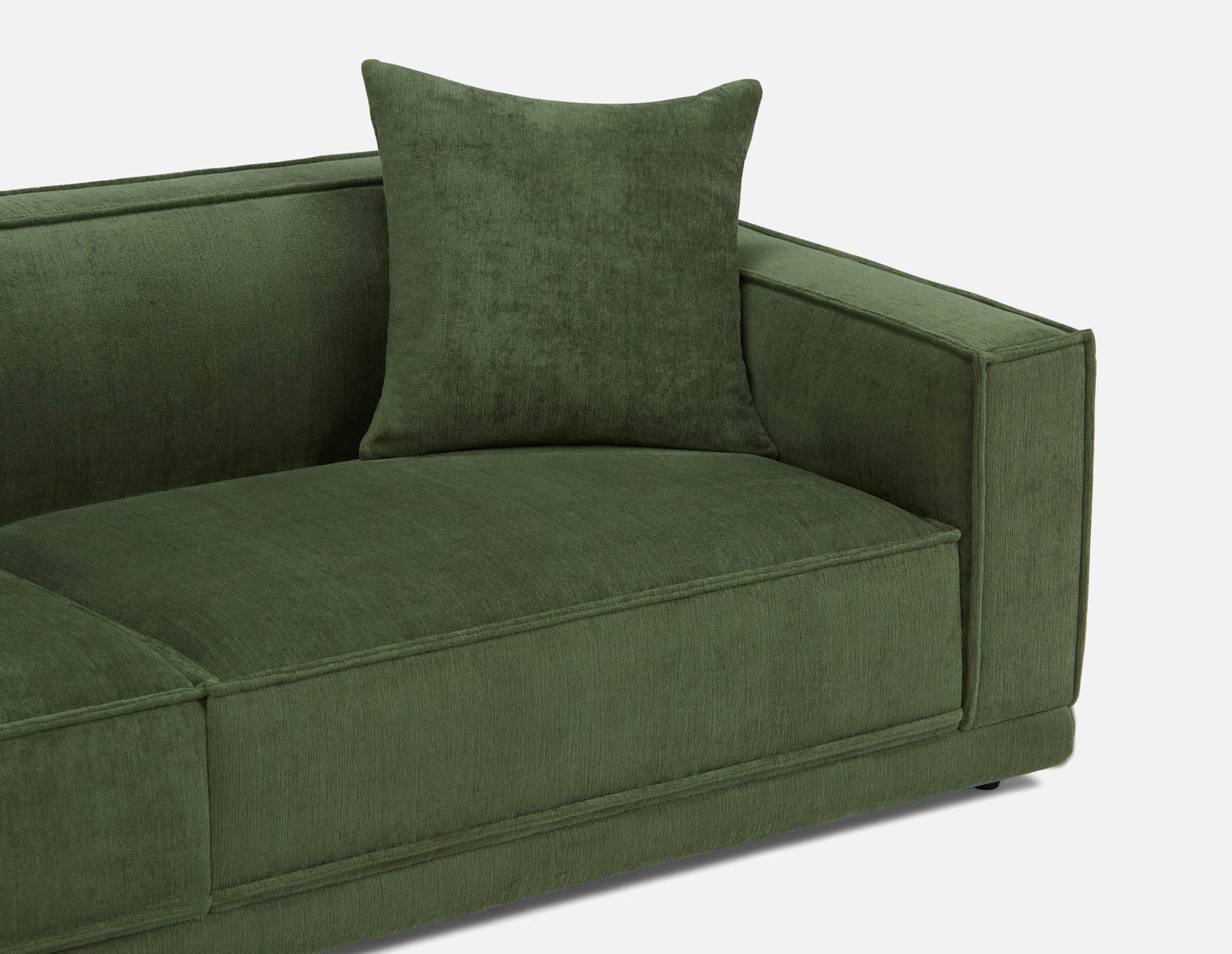 HILLARY modern low back 96" luxury sofa undefined
