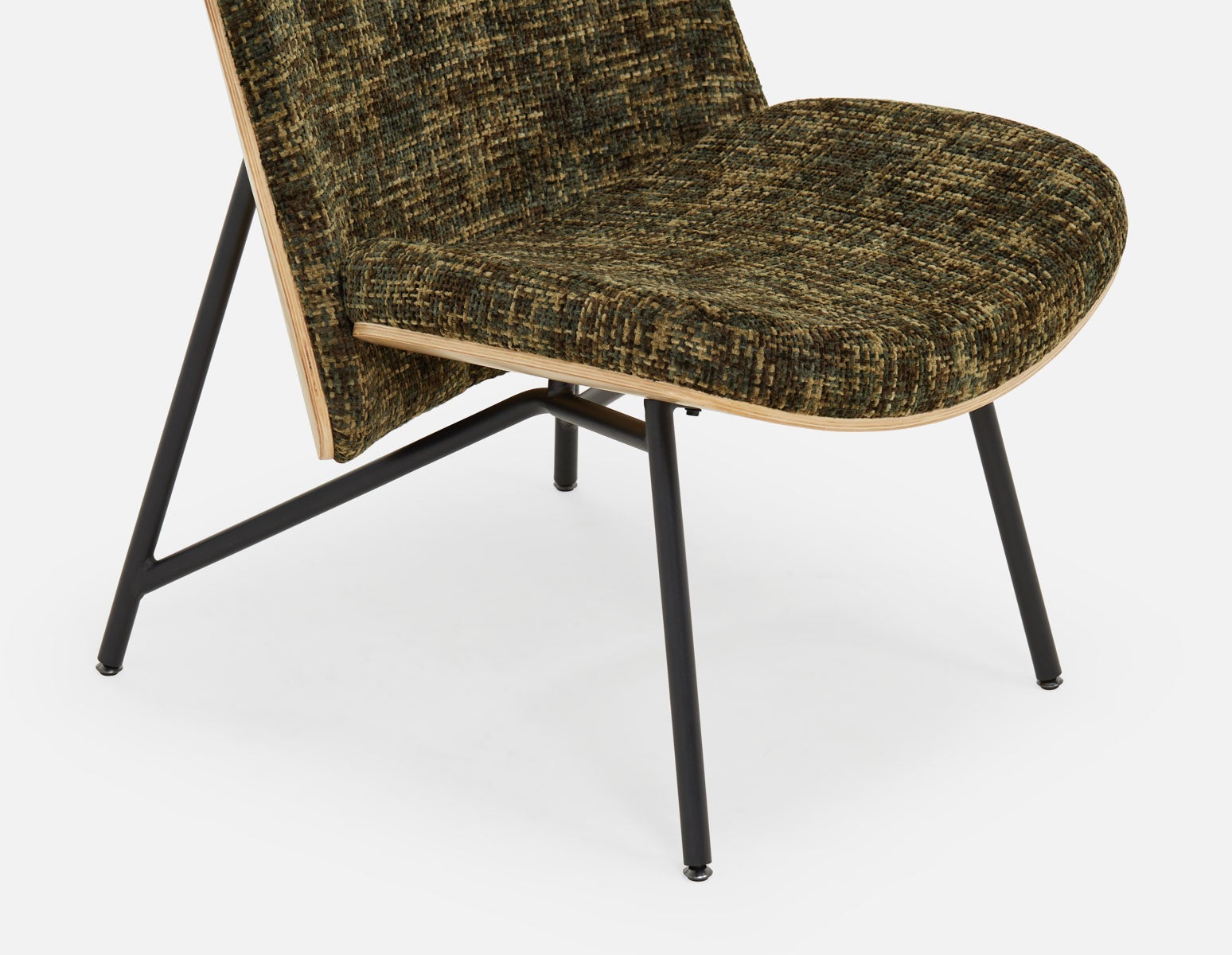 STEPHANE contemporary accent bentwood chair undefined